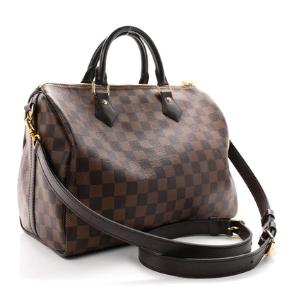 Louis Vuitton Damier Ebene Speedy Bandouliere 30 3 of 10