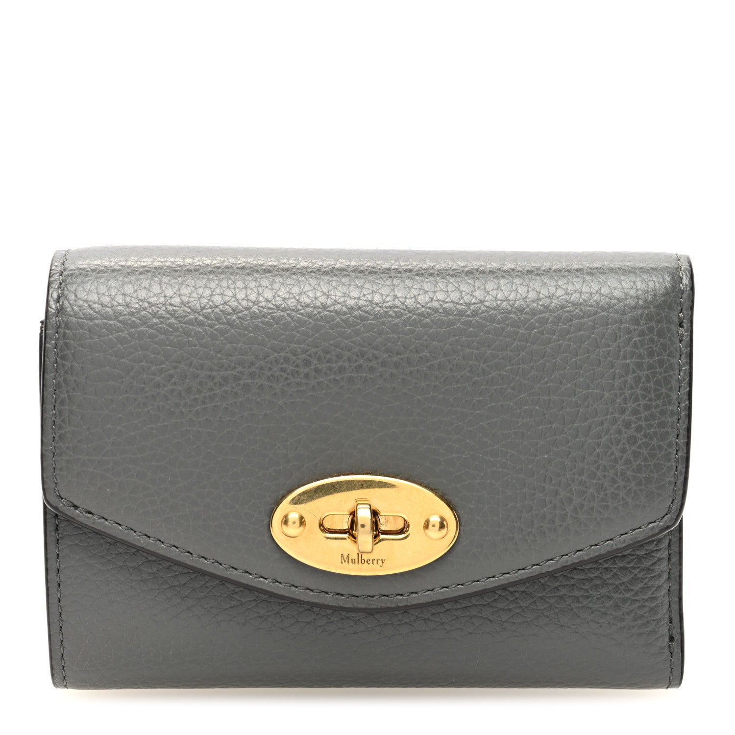Mulberry Classic Grain Small Darley Wallet Charcoal 1 of 7