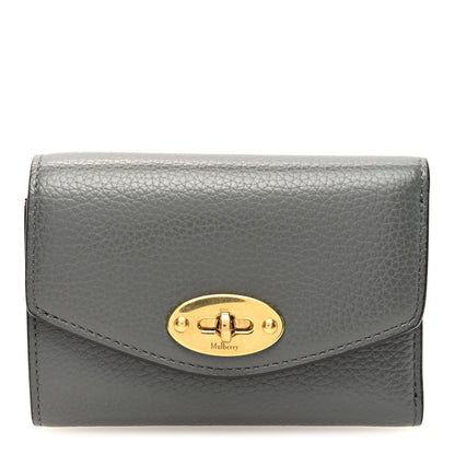 Mulberry Classic Grain Small Darley Wallet Charcoal 1 of 7