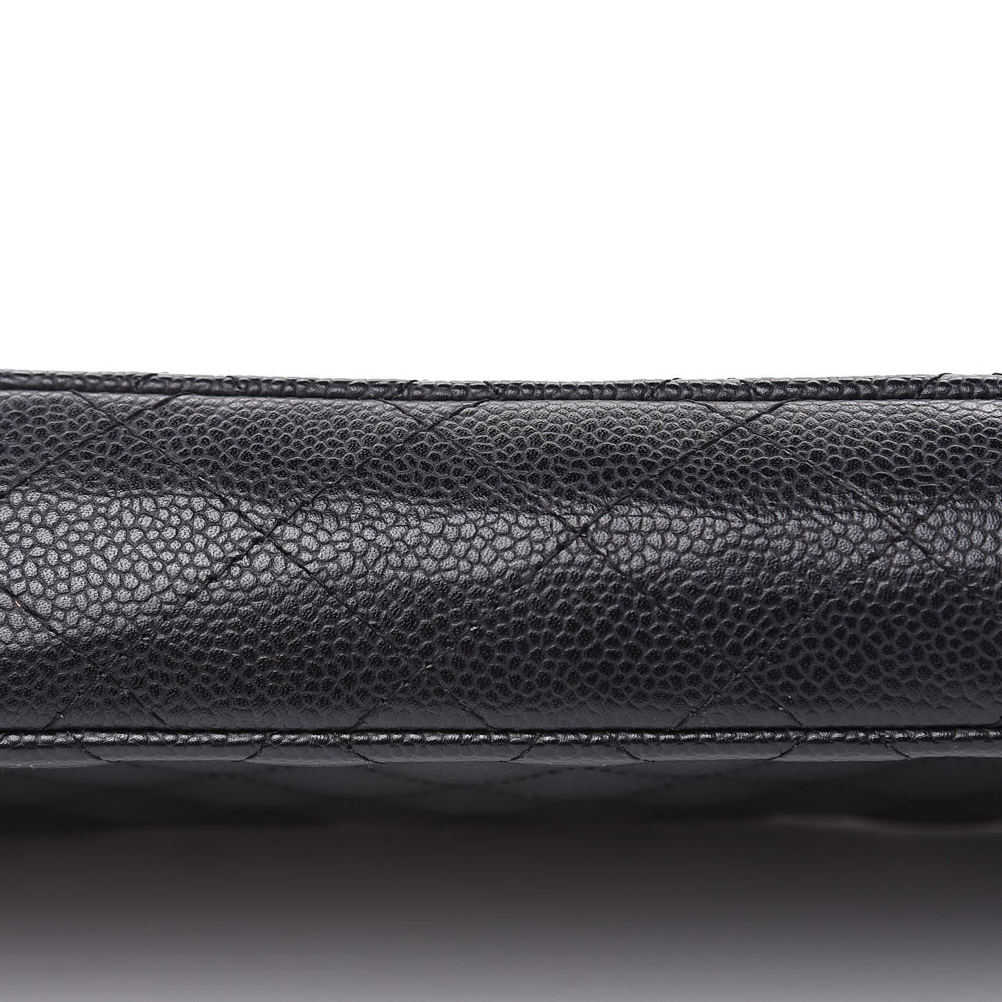Caviar Quilted East West Flap Black