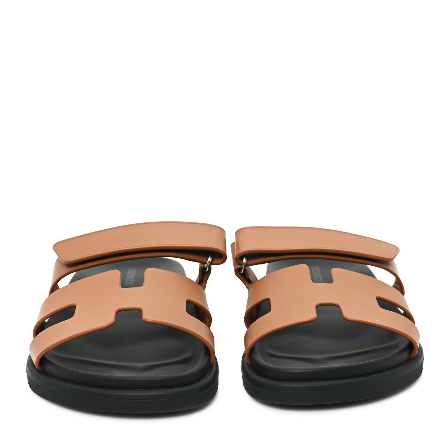 Calfskin Womens Chypre Sandals 37.5 Naturel