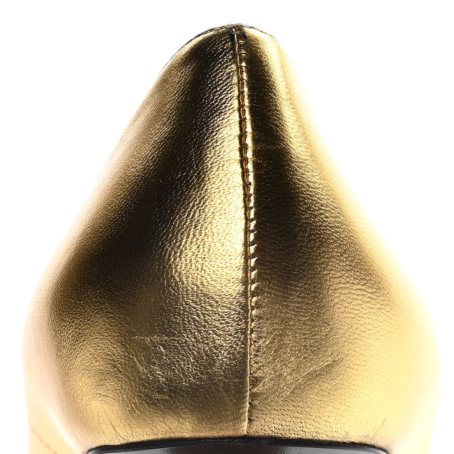 Calfskin Opyum 100 Pumps 39 Gold
