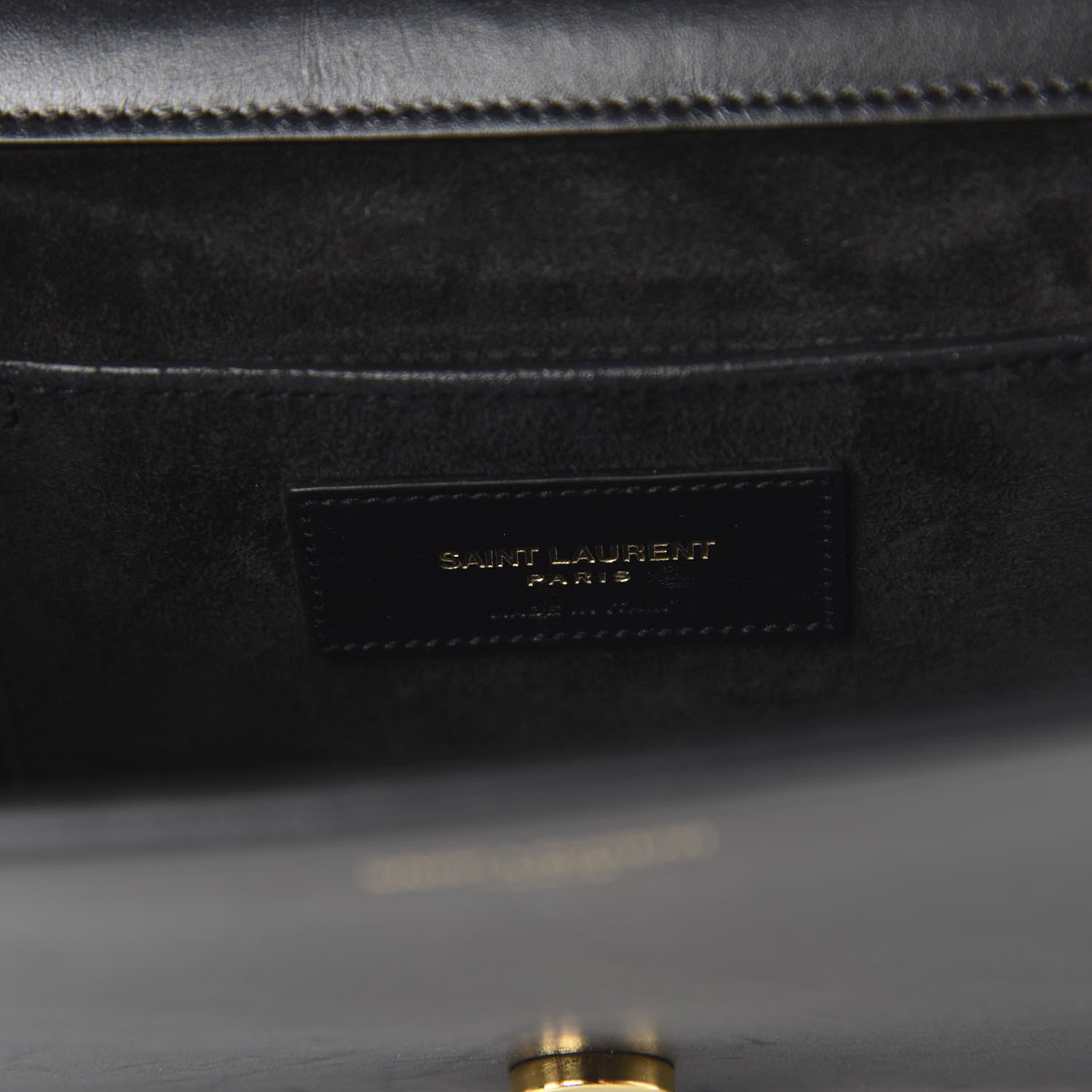 Saint Laurent Calfskin Monogram Small Dylan Shoulder Bag Black 8 of 9
