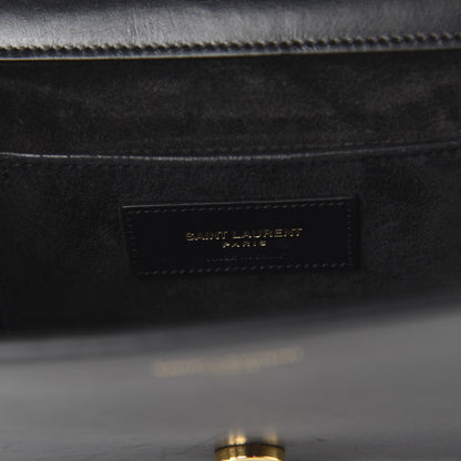 Saint Laurent Calfskin Monogram Small Dylan Shoulder Bag Black 8 of 9