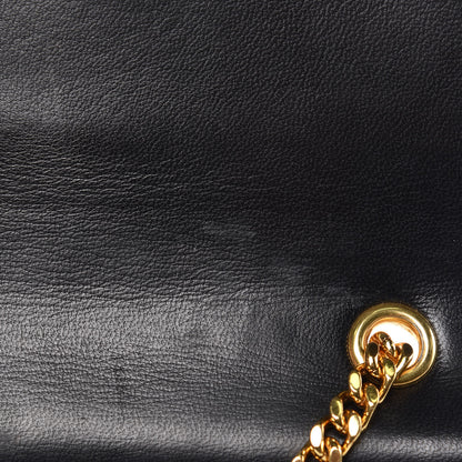 Saint Laurent Suede Small Classic Monogram Kate Tassel Satchel Black 12 of 12