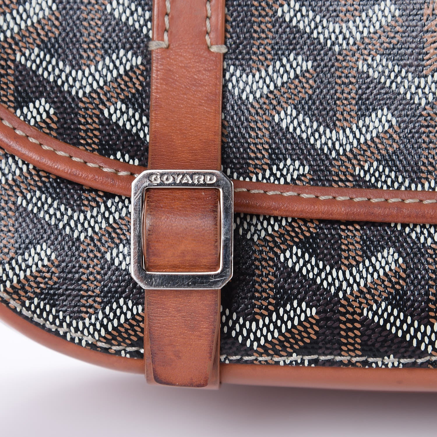 Goyard Goyardine Belvedere PM Messenger Bag Black Gold 13 of 16