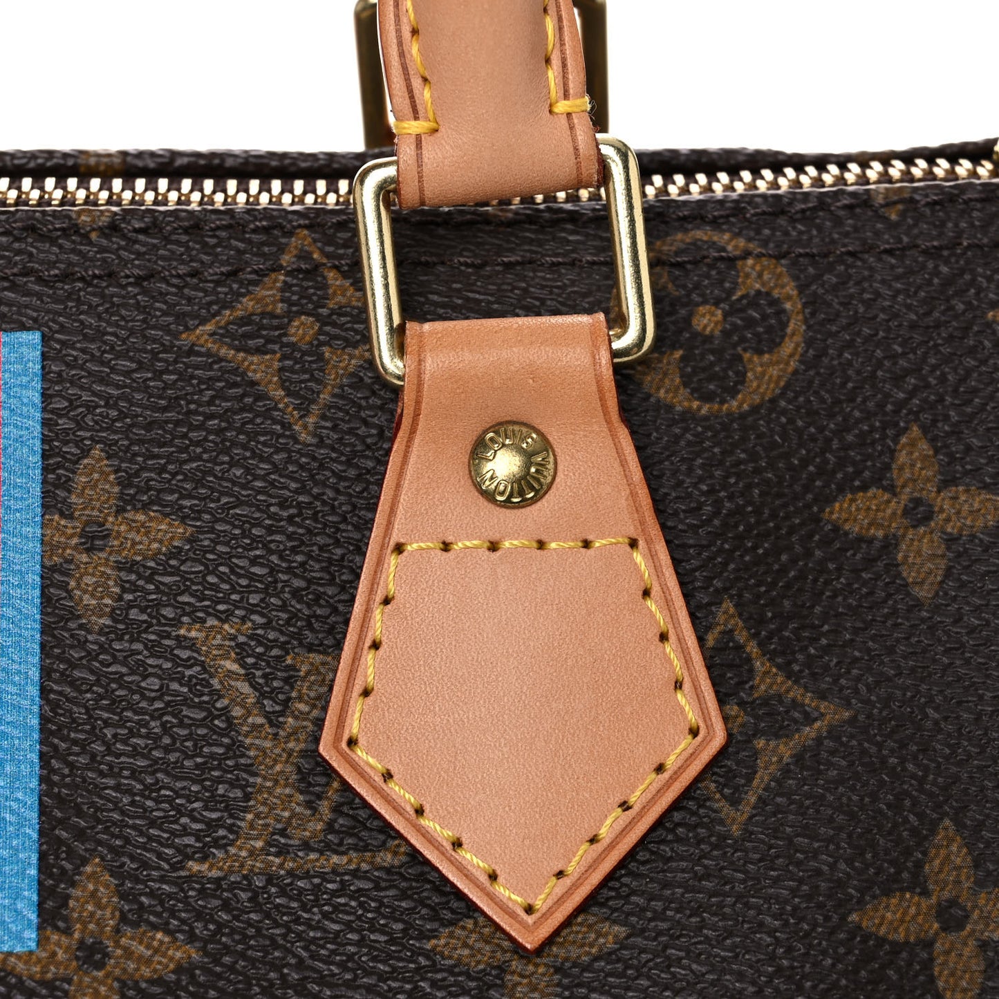 Monogram My LV Heritage Speedy 30 Fuchsia Bleu Clair