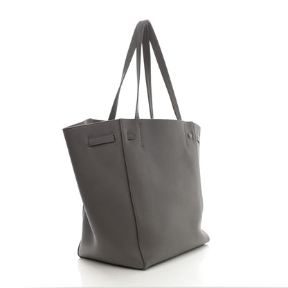 Celine Soft Grained Calfskin Small Belt Cabas Phantom Grey 3 of 10