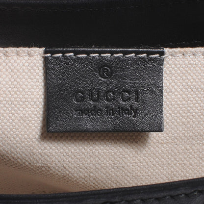Gucci Guccissima Medium Emily Chain Shoulder Bag Black 6 of 8