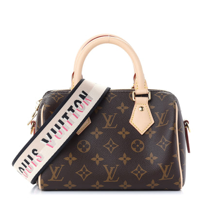 Louis Vuitton Monogram Speedy Bandouliere 20 Black 1 of 8