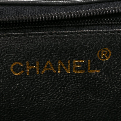 Chanel Lambskin Quilted Diamond CC Flap Black 6 of 16