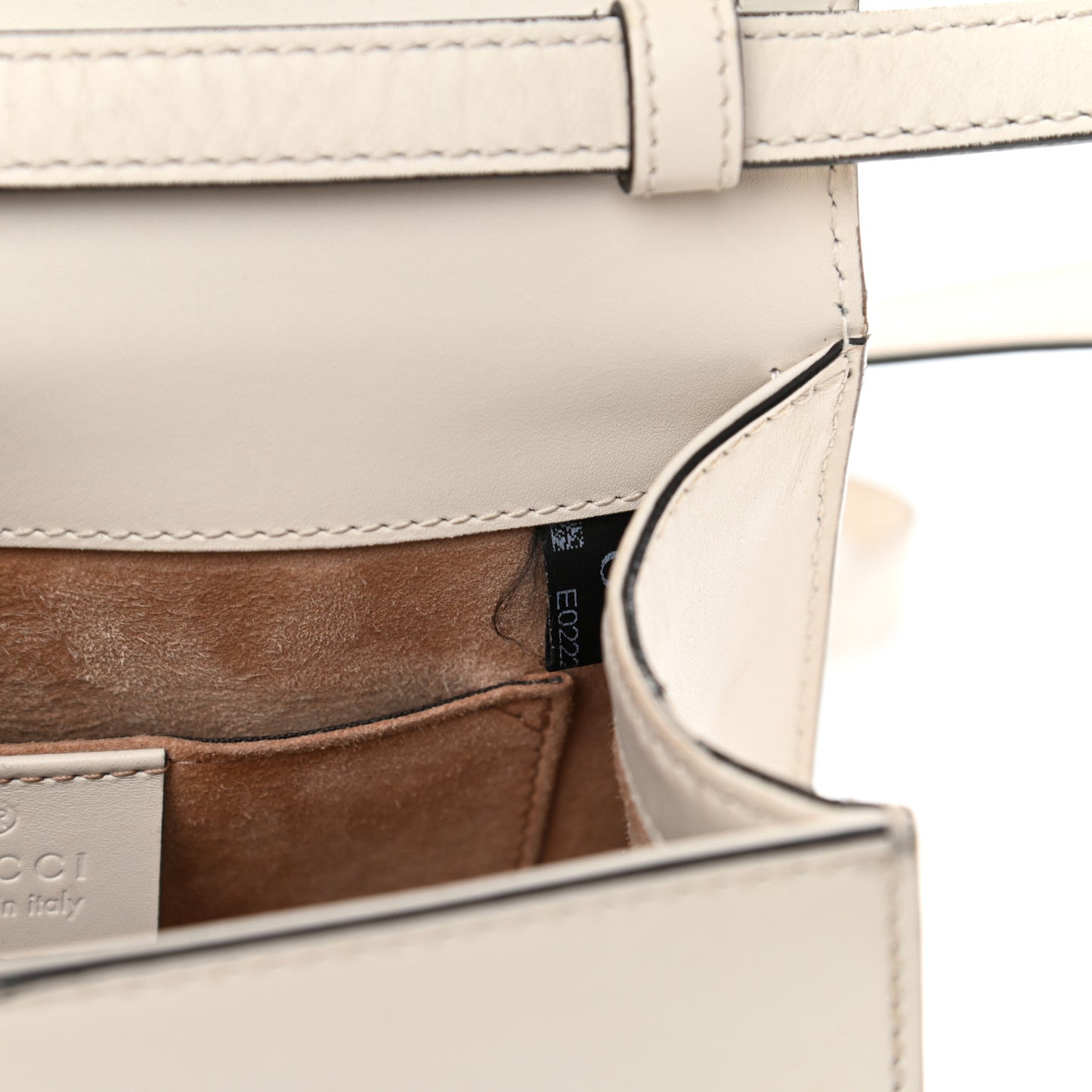 Calfskin Mini Sylvie Top Handle Bag White