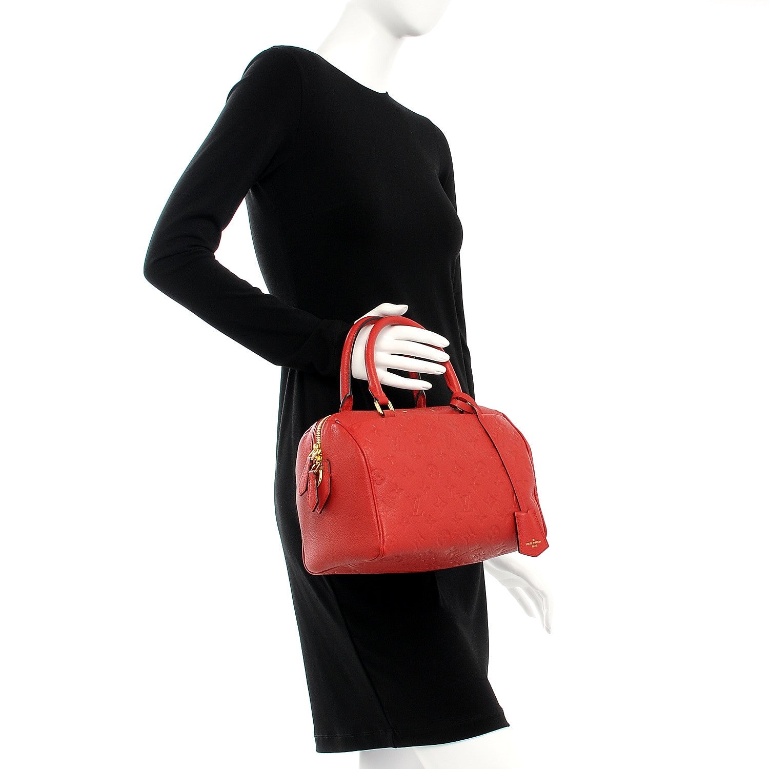 Louis Vuitton Empreinte Speedy Bandouliere 25 NM Cherry 3 of 8