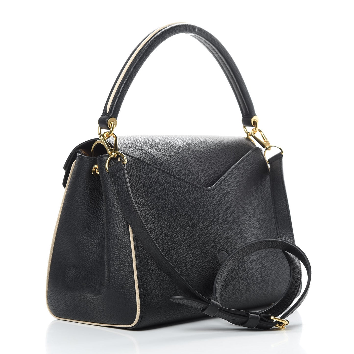 Monogram Double V Black