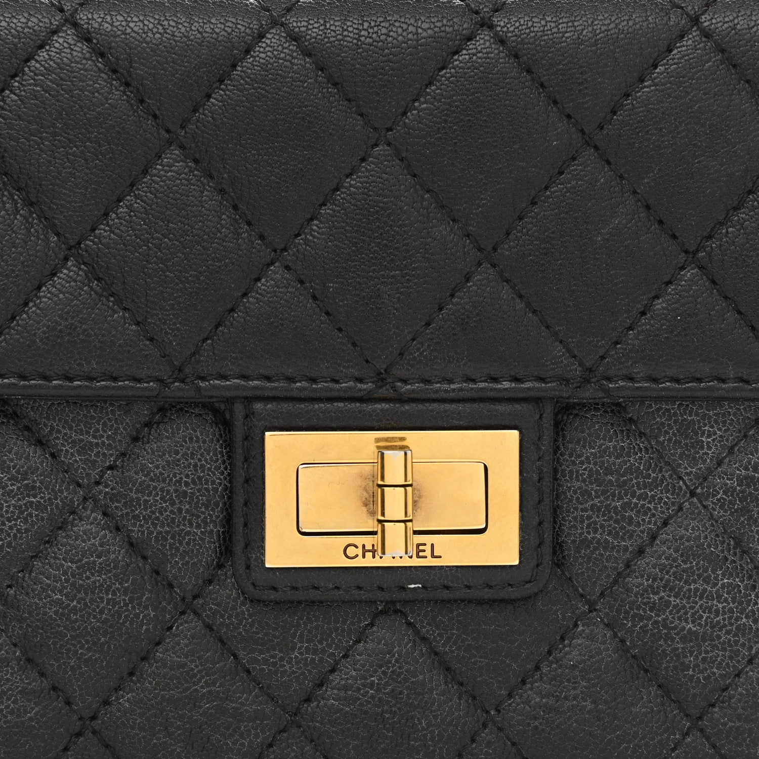 Chanel Goatskin Quilted Rita Flap Black 8 of 12