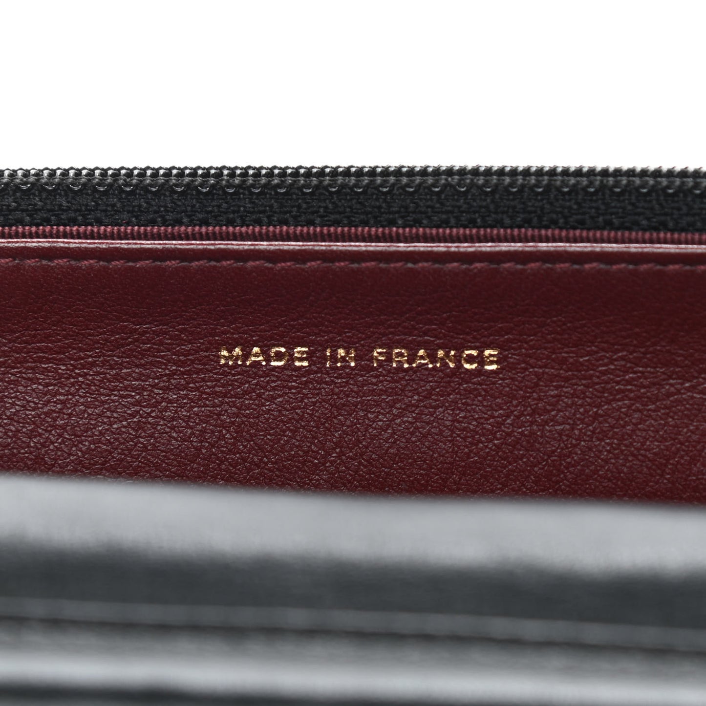 Aged Calfskin Quilted Reissue Wallet On Chain WOC Black