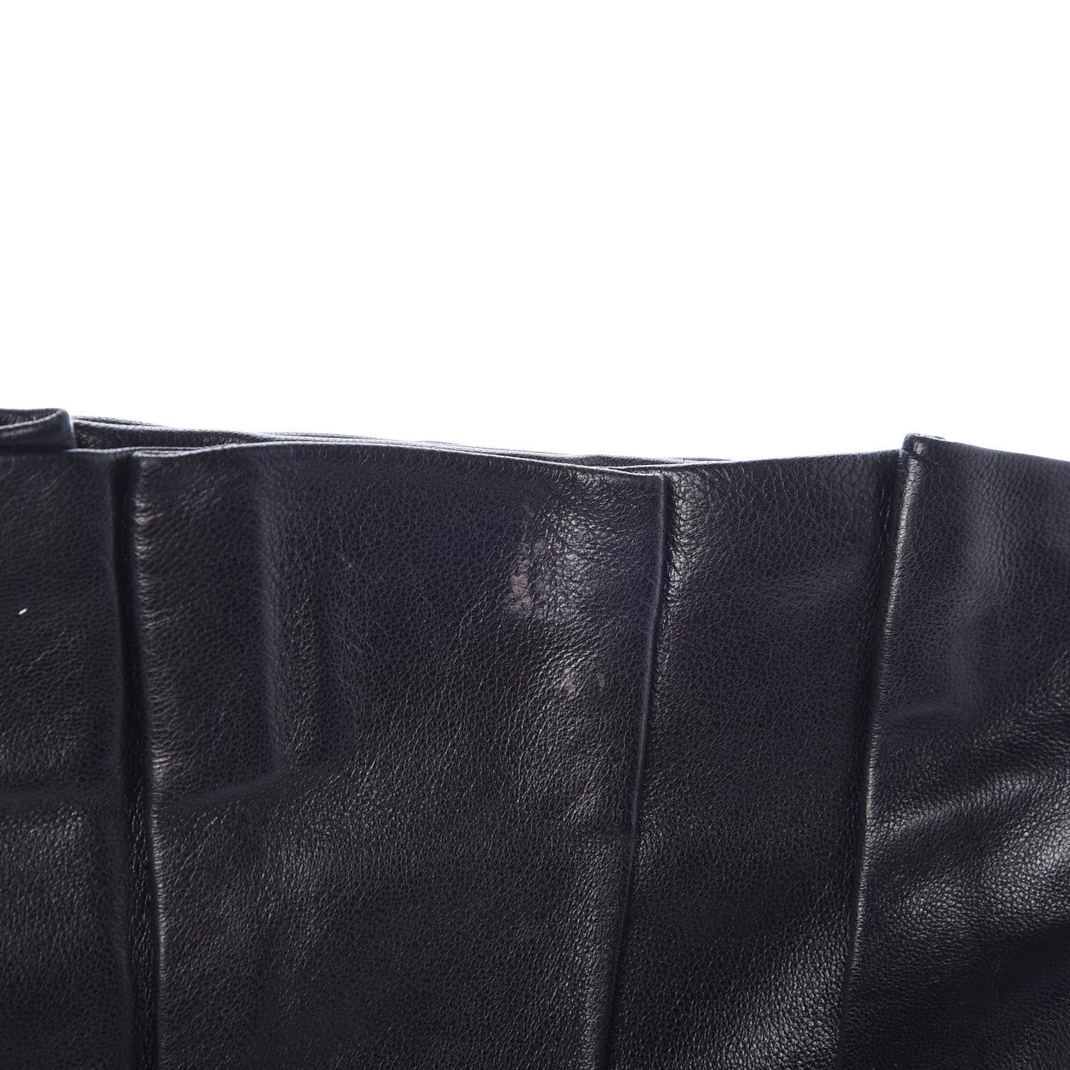 Prada Nappa Pleated Clutch Black 12 of 13