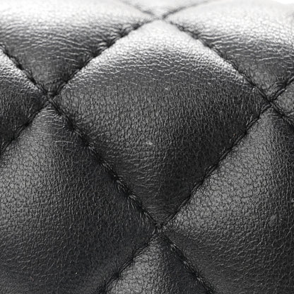 Alexander McQueen Calfskin Quilted Medium Skull Chain Crossbody Bag Black 13 of 17