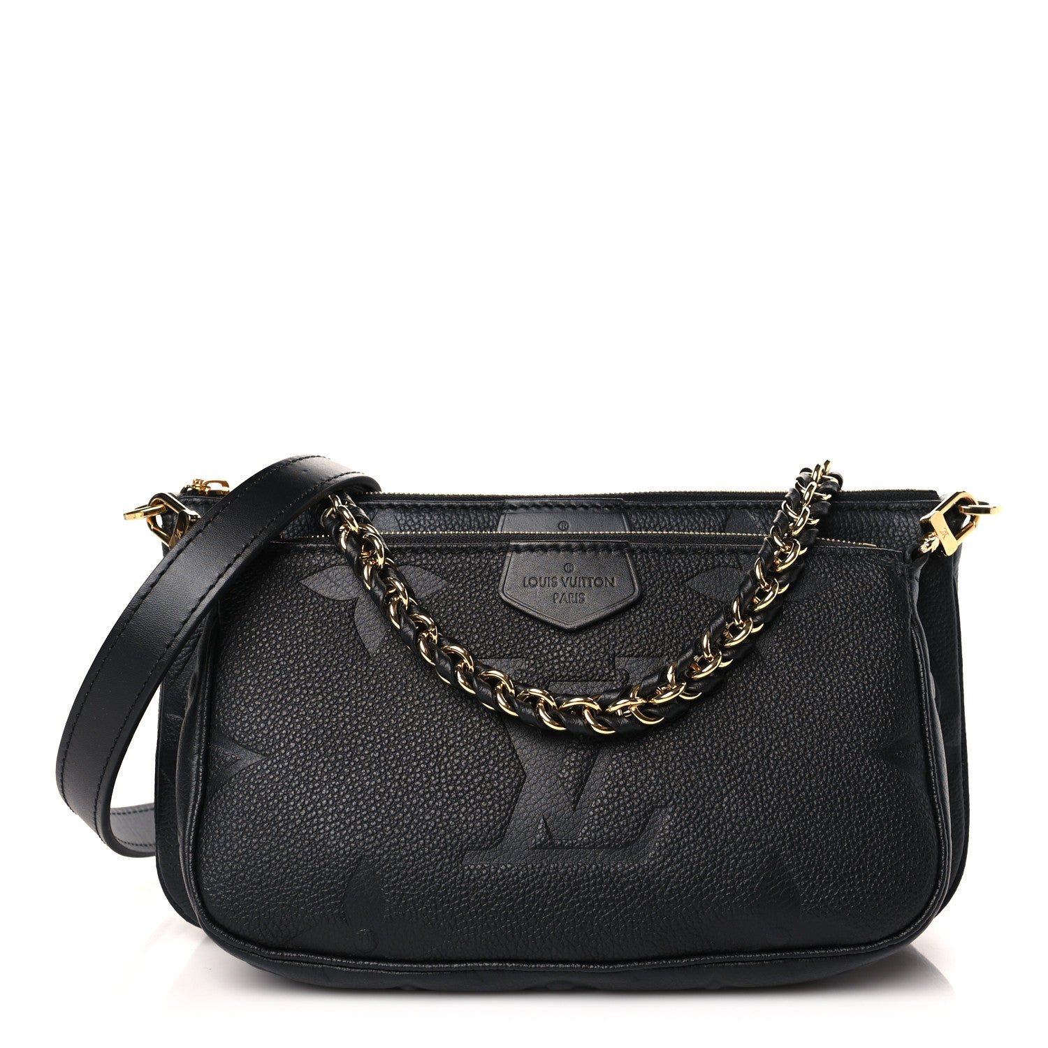 Louis Vuitton Empreinte Monogram Giant Multi Pochette Accessories Black 1 of 9