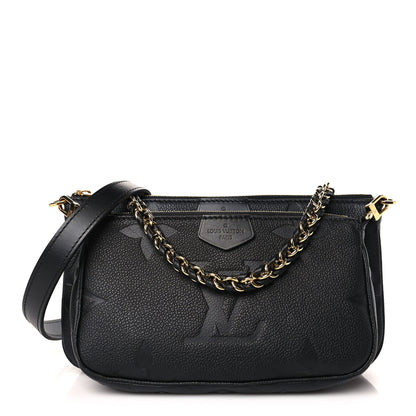 Louis Vuitton Empreinte Monogram Giant Multi Pochette Accessories Black 1 of 9