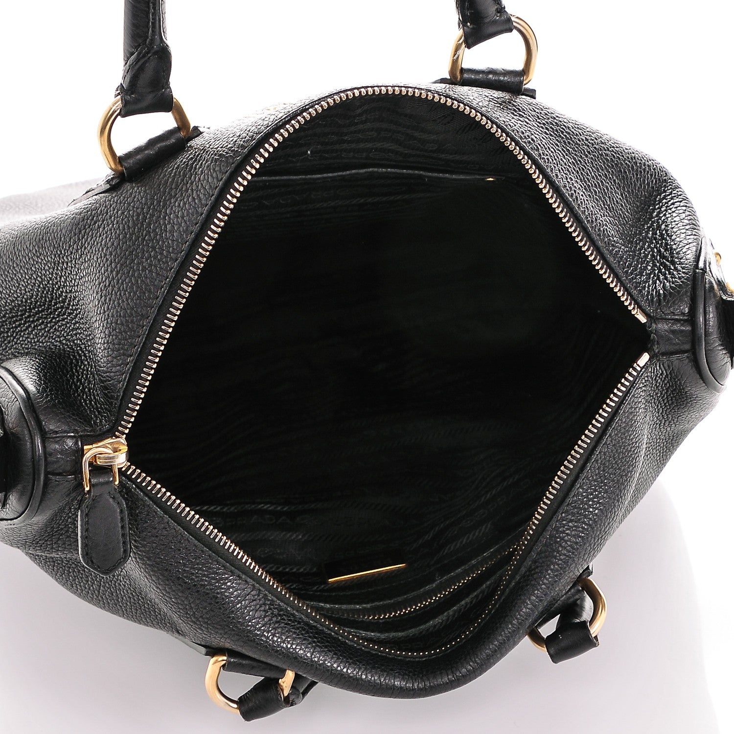 Prada Vitello Daino Shoulder Bag Nero Black 5 of 7