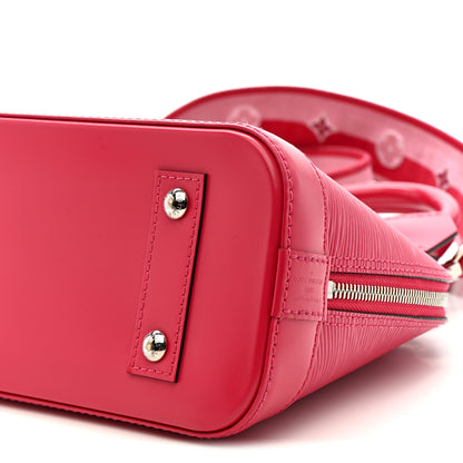 Louis Vuitton Epi Jacquard Alma BB Rose Pondicherry 10 of 11