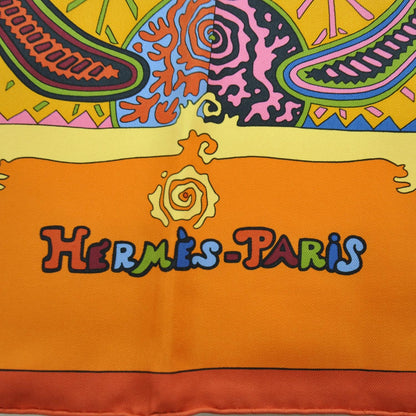 Hermes Silk Legende Kuna de Peuple Panama Scarf 90 4 of 7