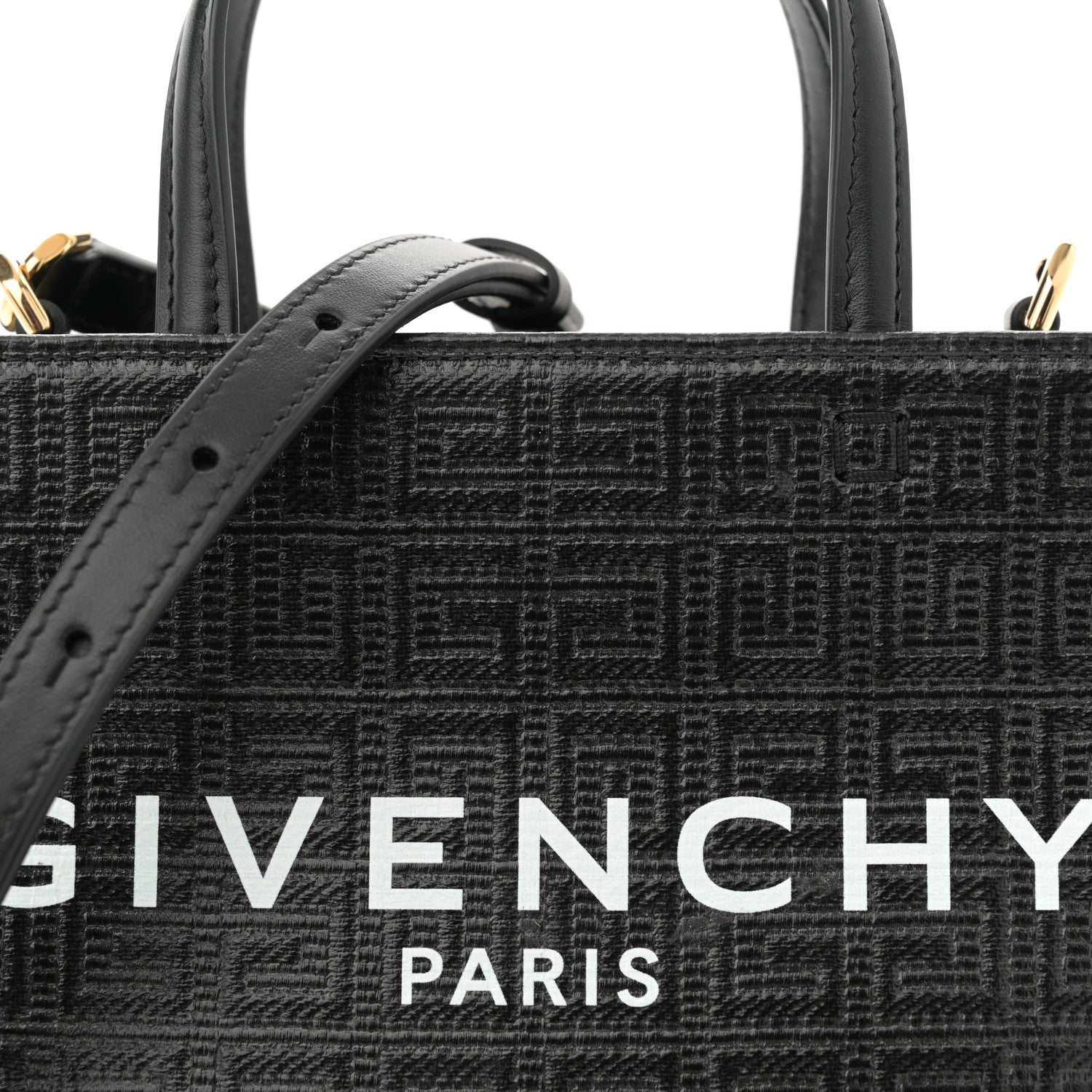 Givenchy Canvas Mini Bond Shopper 4G Tote Black 8 of 11