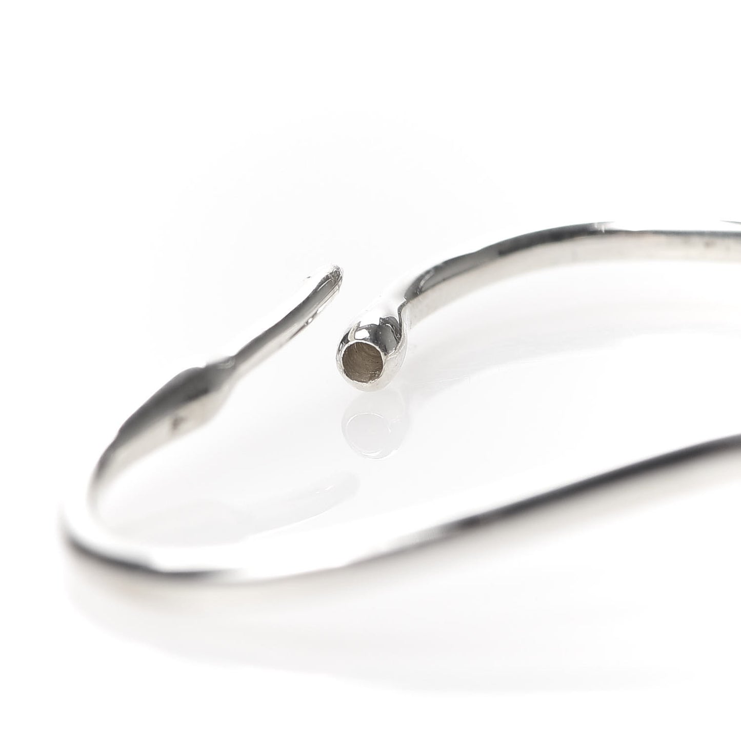 Sterling Silver Small Elsa Peretti Open Heart Hoop Earrings