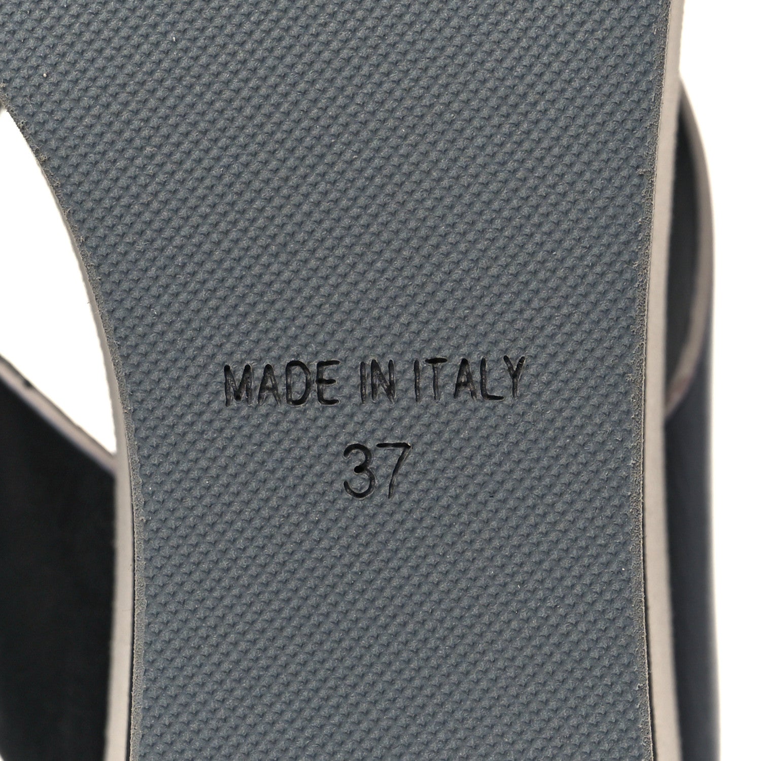 Fendi Nappa Criss Cross Platform Sandals 37 Black White 6 of 8