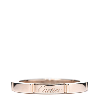 Cartier 18K Pink Gold 2.5mm Maillon Panthere Wedding Band Ring 51 5.75 1 of 4