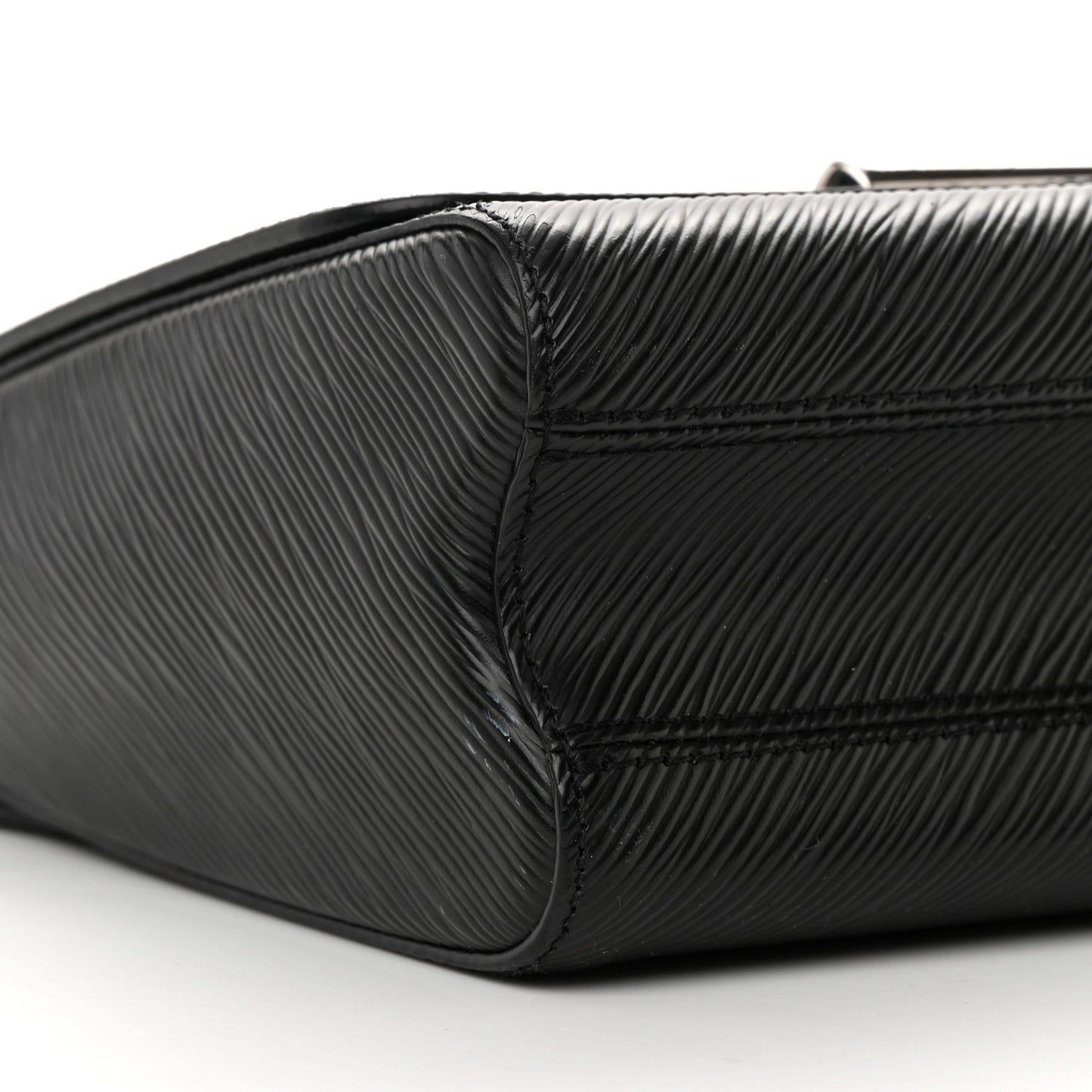 LOUIS VUITTON Epi Twist Shoulder Bag MM Black