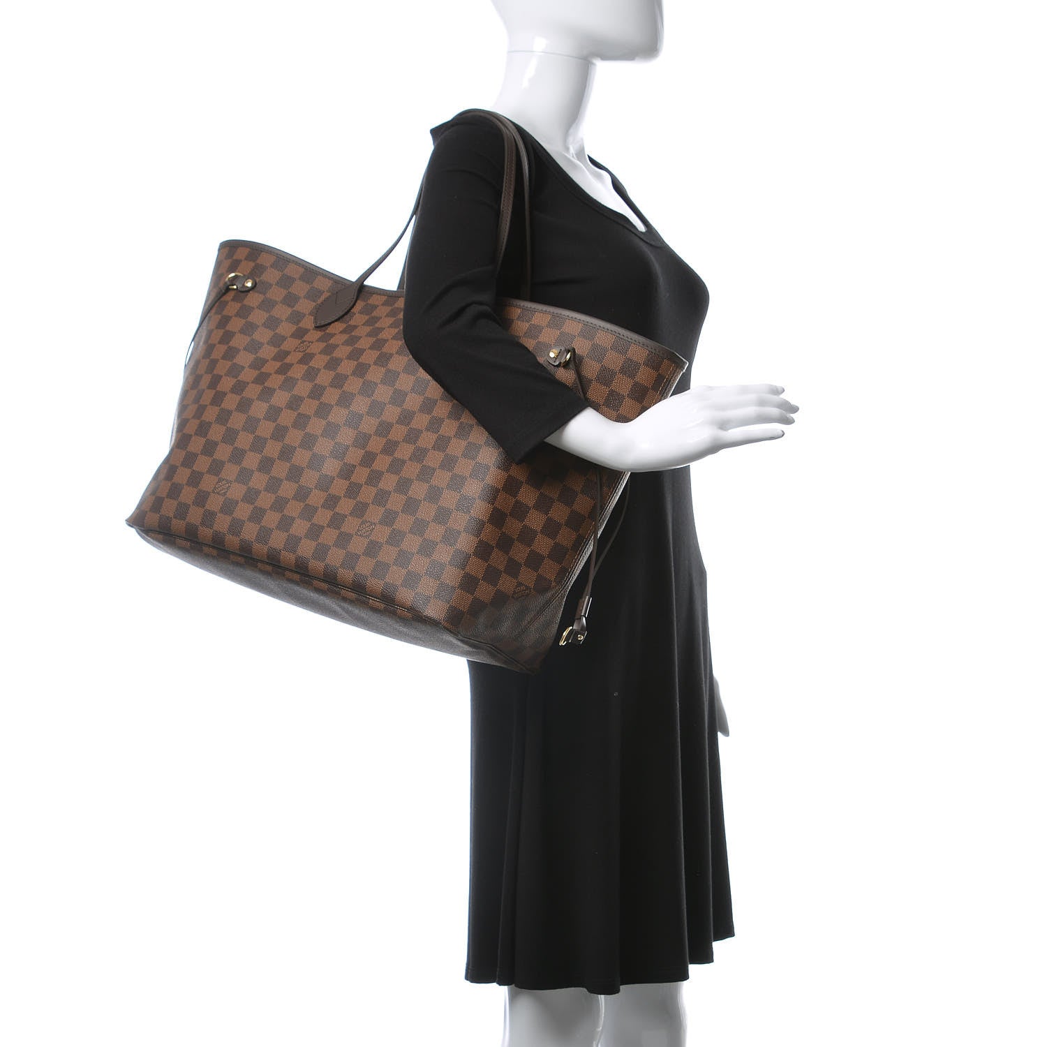 Louis Vuitton Damier Ebene Neo Neverfull GM 2 of 11