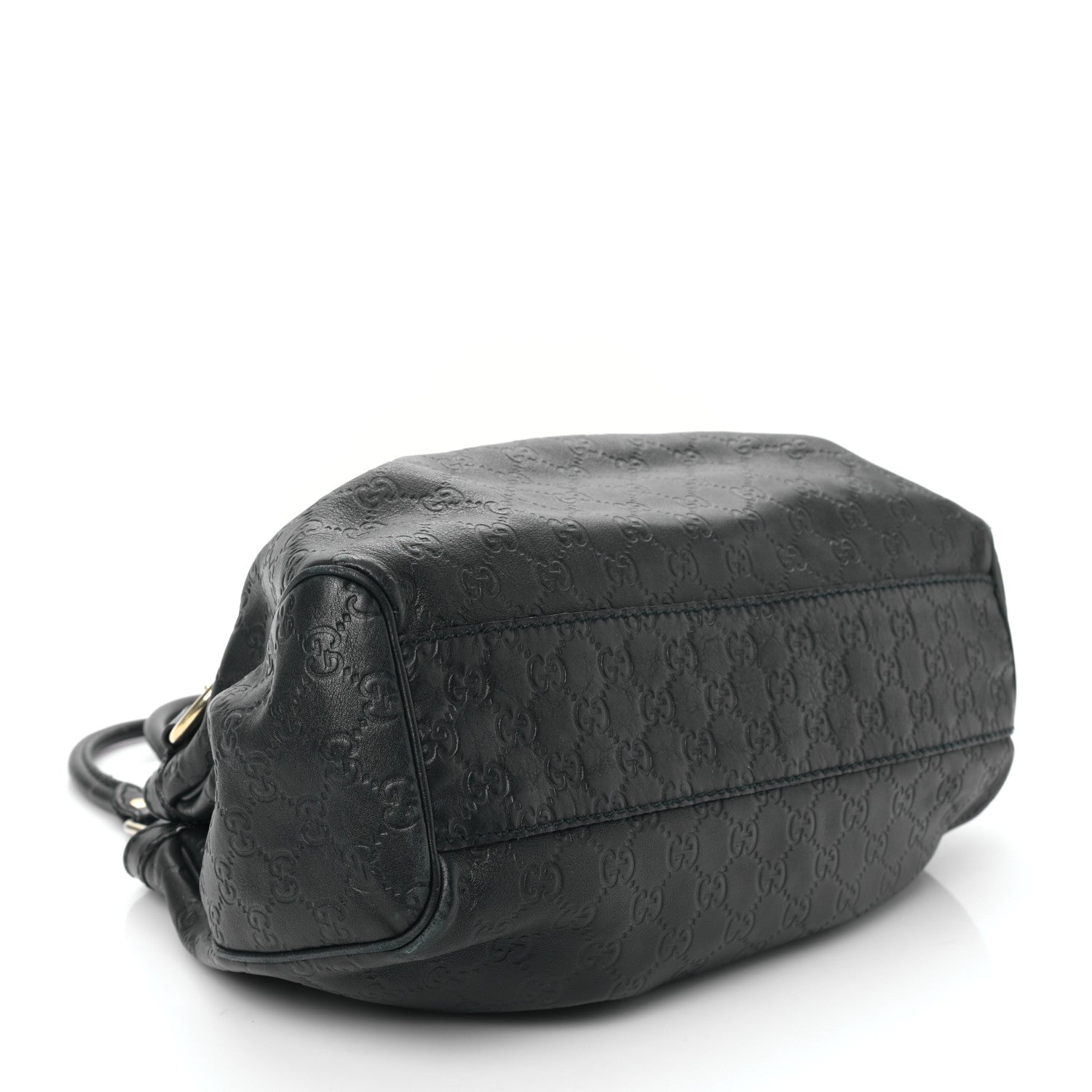 Gucci Guccissima Medium Sukey Tote Black 4 of 9