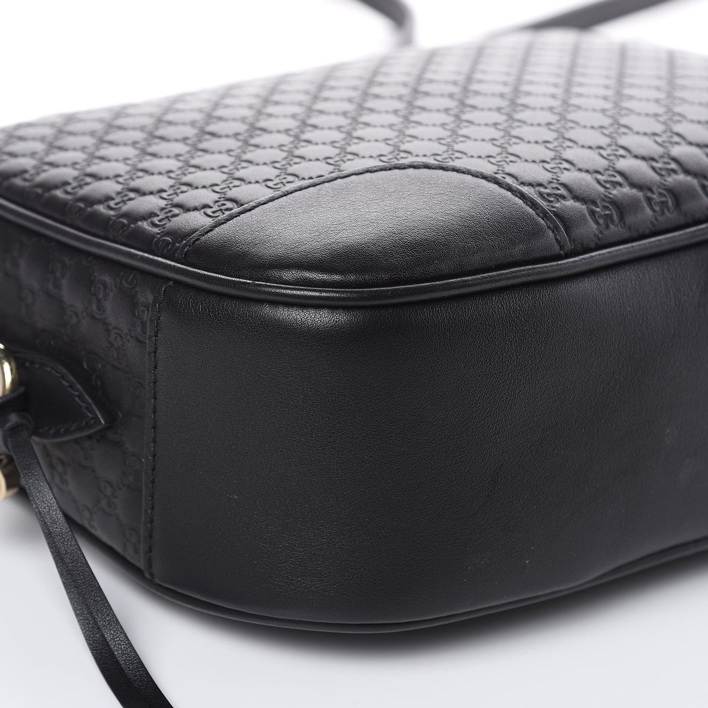 Microguccissima Mini Bree Messenger Bag Black