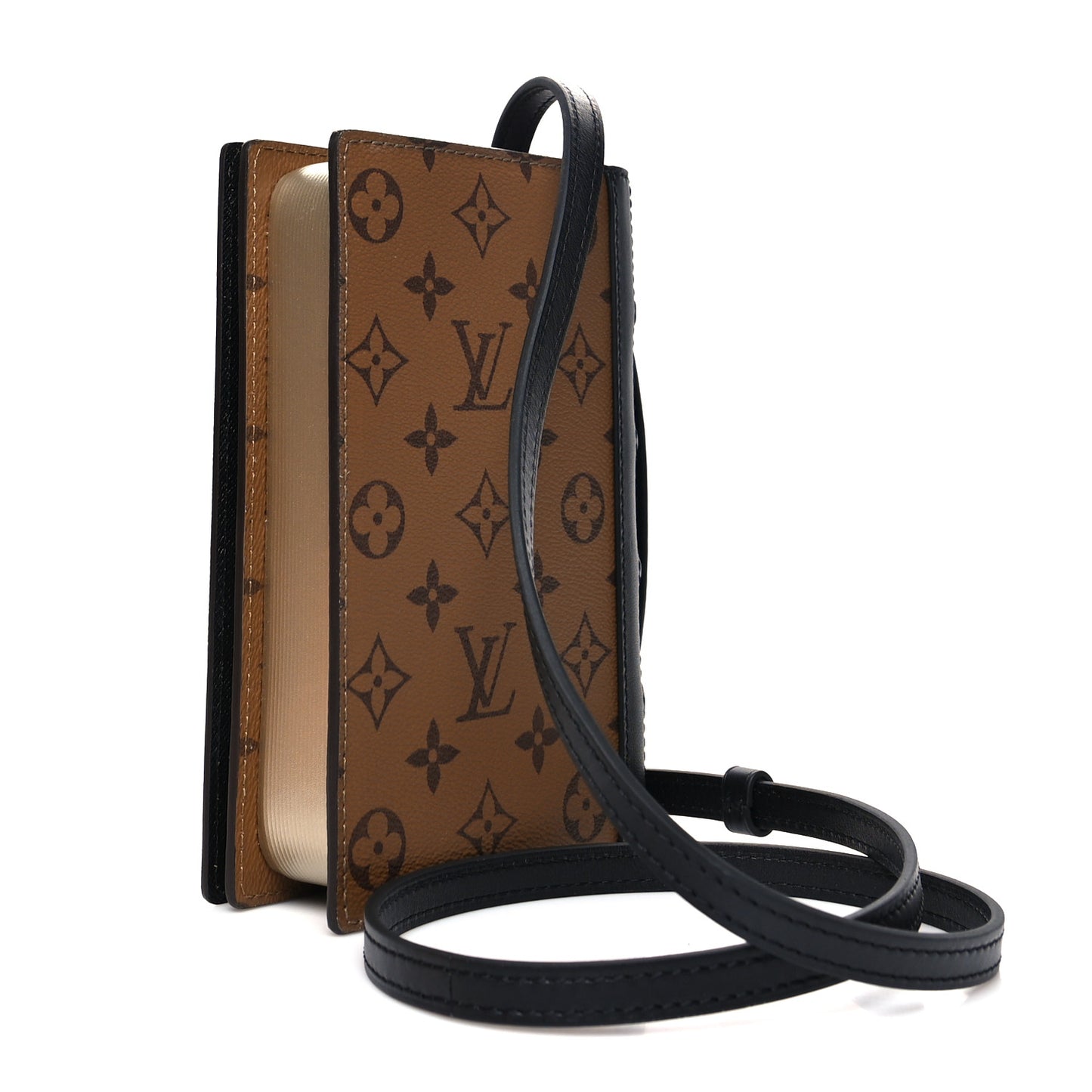 Reverse Monogram Book Chain Wallet