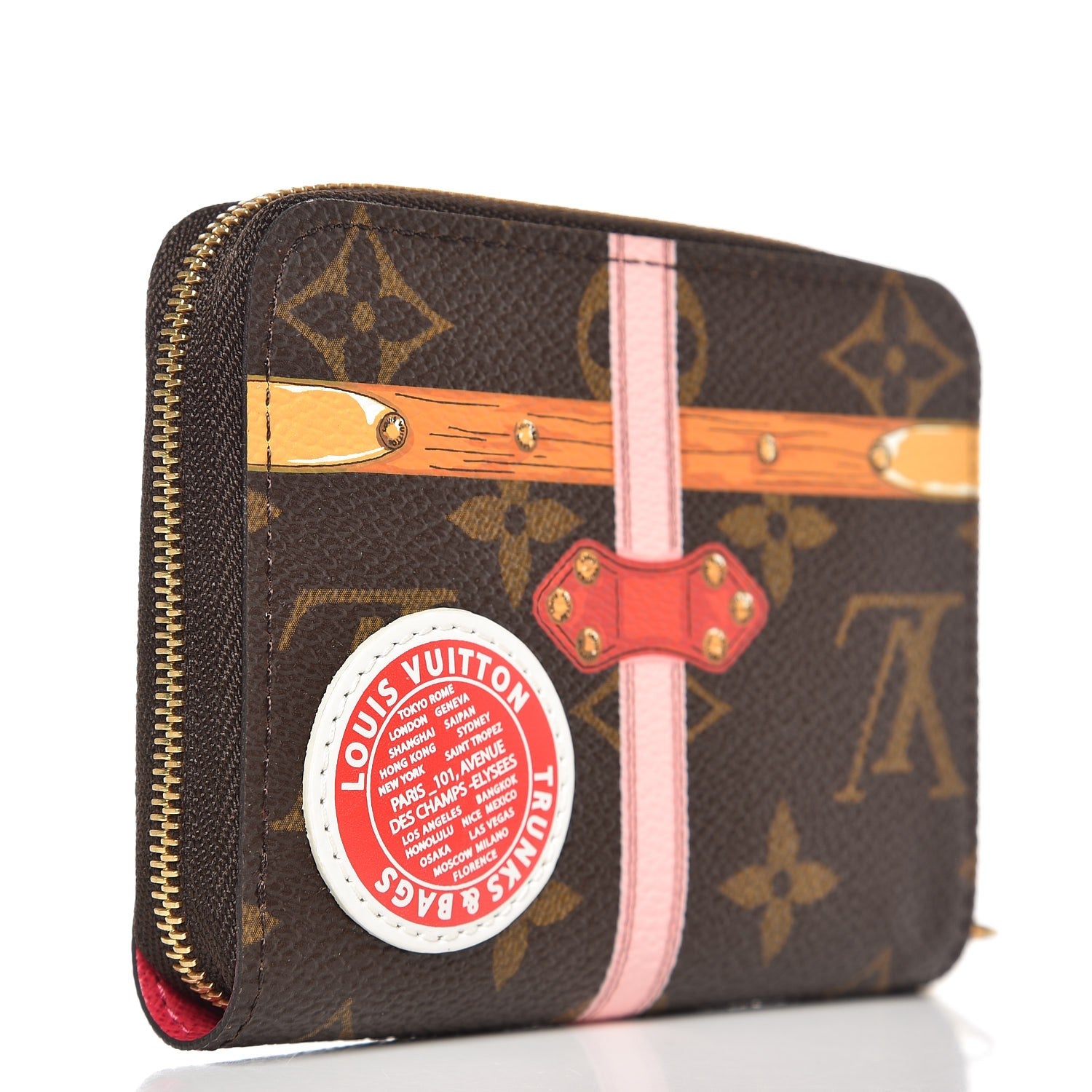 Louis Vuitton Monogram Summer Trunks Zippy Coin Purse 3 of 6
