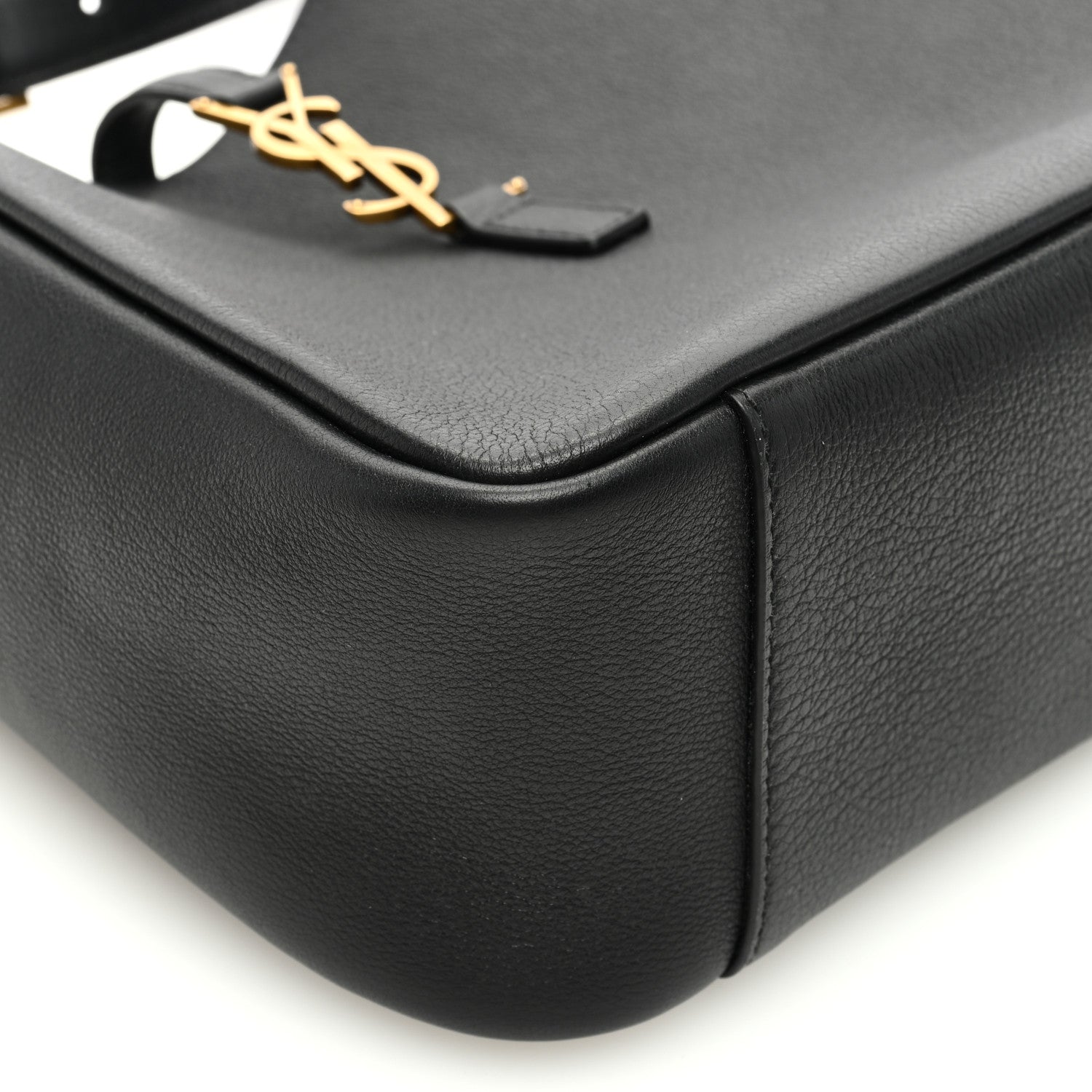 Saint Laurent Grained Calfskin Small Le 5 A 7 Soft Hobo Black 8 of 10