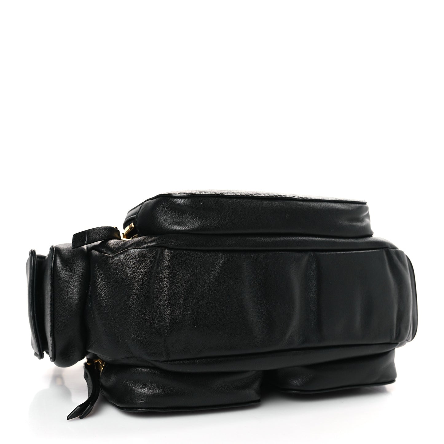 Nappa Multi Pocket Hobo Black