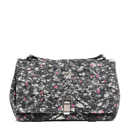 Proenza Schouler Wool Carpet Pad Large Courier Shoulder Bag Grey Multicolor 1 of 10