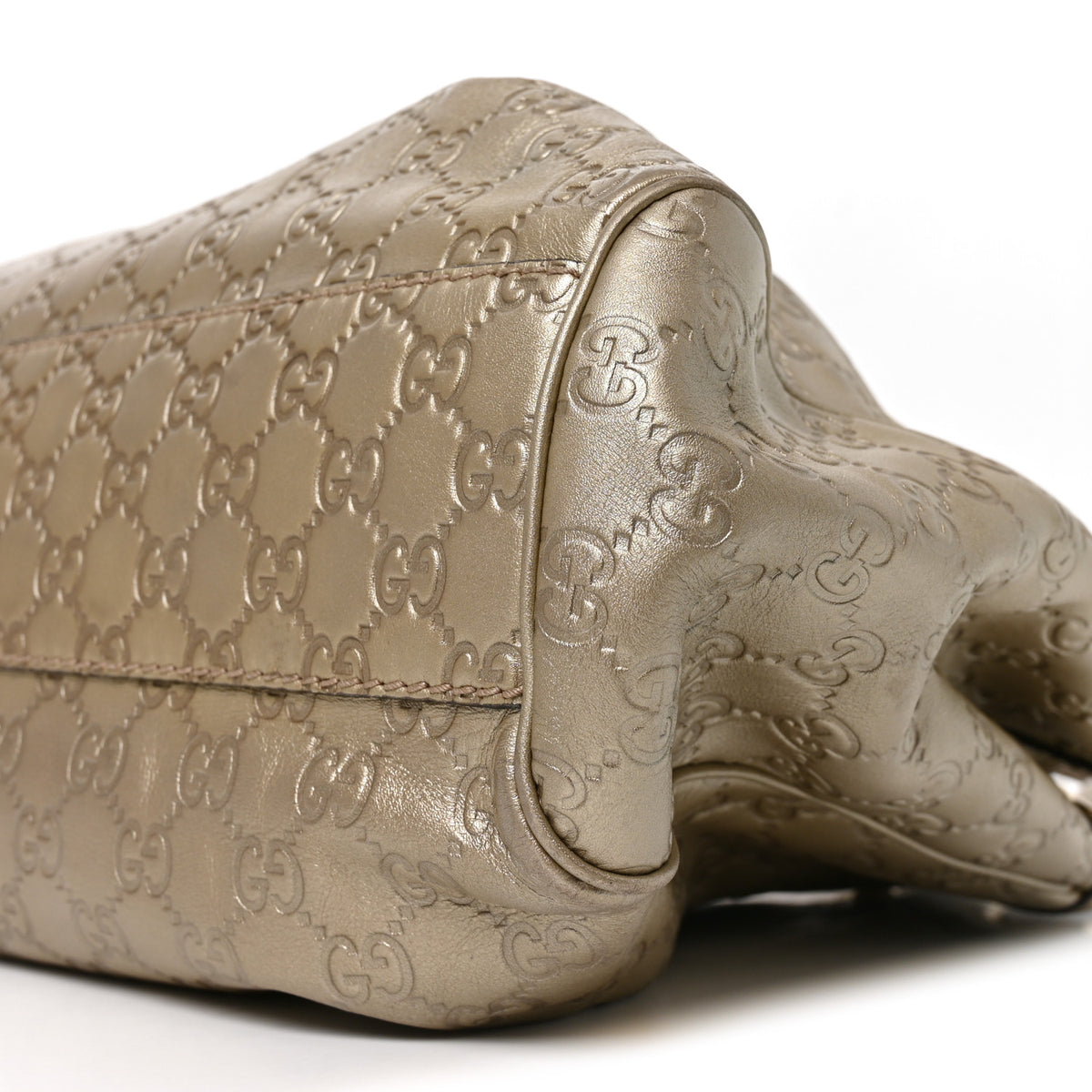 Gucci Guccissima Medium Sukey Tote Champagne 10 of 10