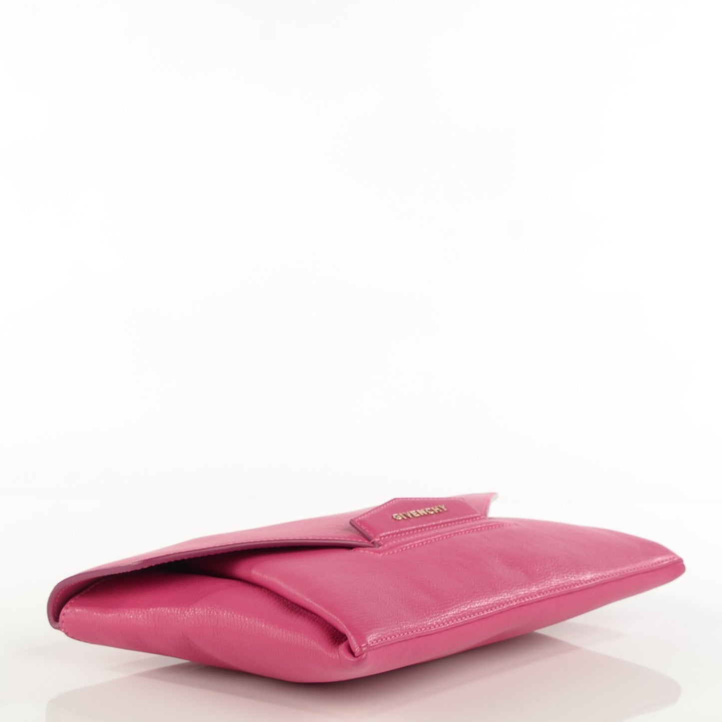 Sugar Goatskin Medium Antigona Envelope Clutch Pink