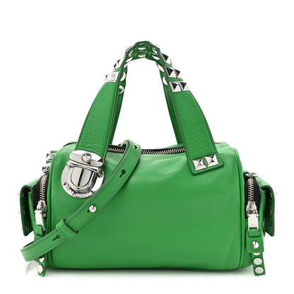 Marc Jacobs Mini Studded Pushlock Satchel Fern Green 1 of 12