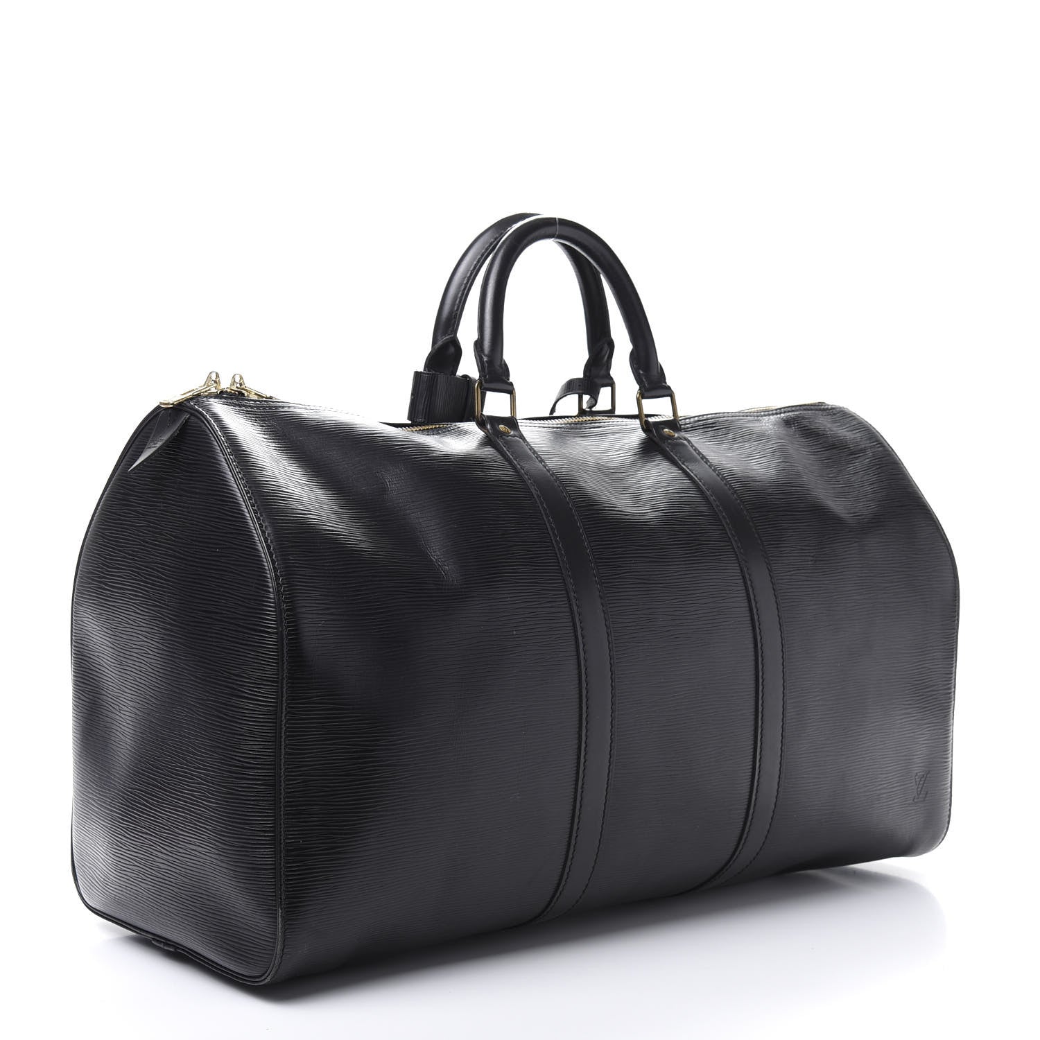 Louis Vuitton Epi Keepall 50 Black 2 of 13