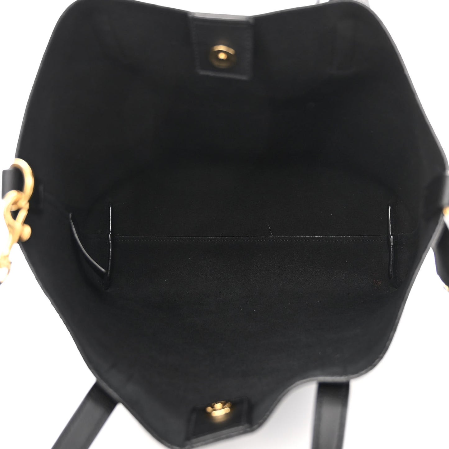 Calfskin Toy Shopping Tote Black
