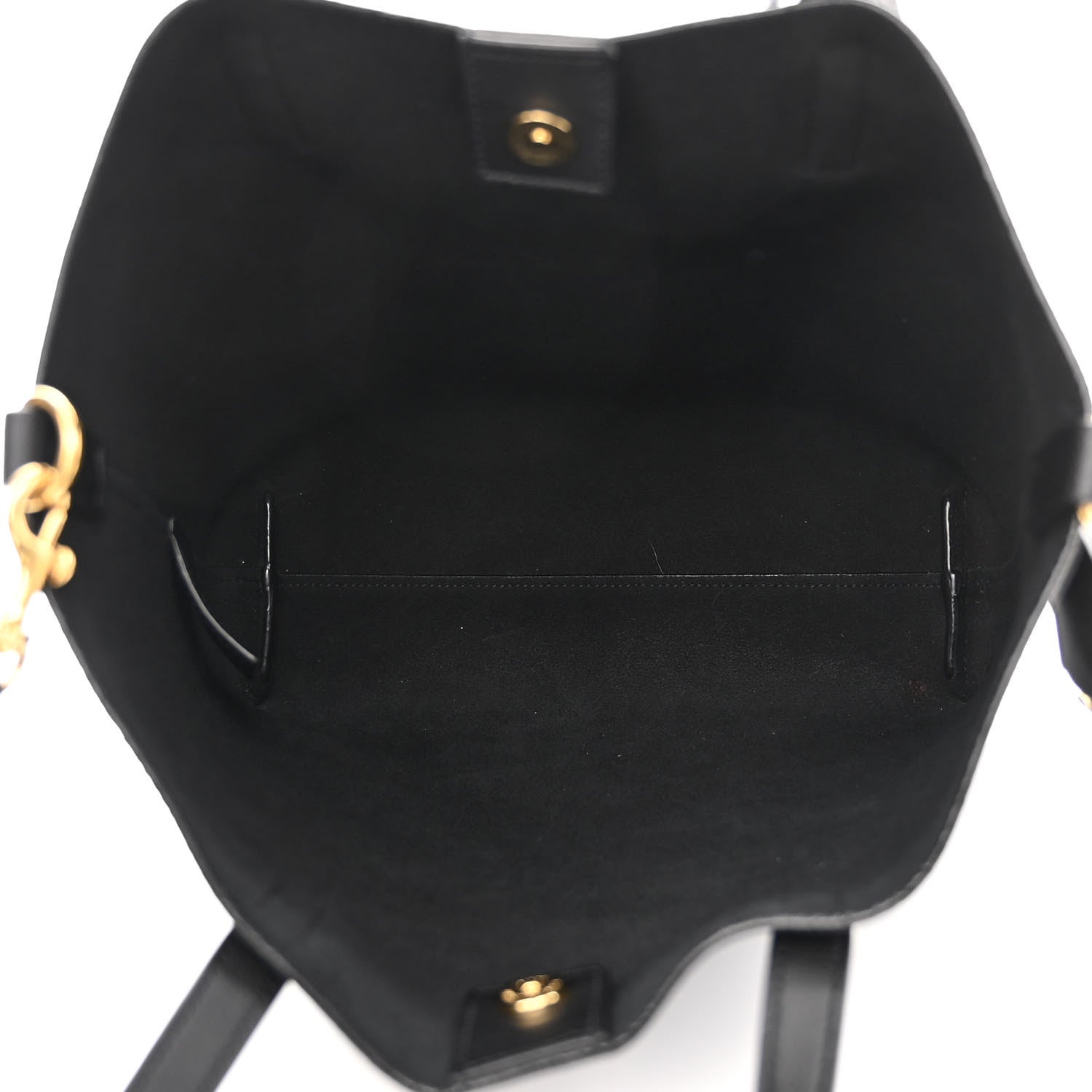 Saint Laurent Calfskin Toy Shopping Tote Black 5 of 10