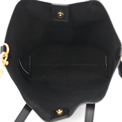 Saint Laurent Calfskin Toy Shopping Tote Black 5 of 10