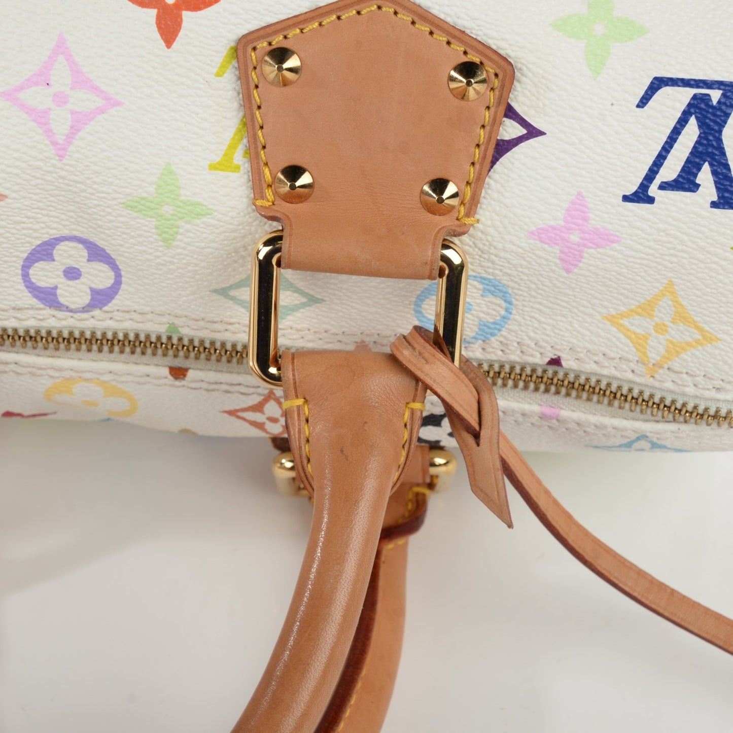 Monogram Multicolor Speedy 30 White