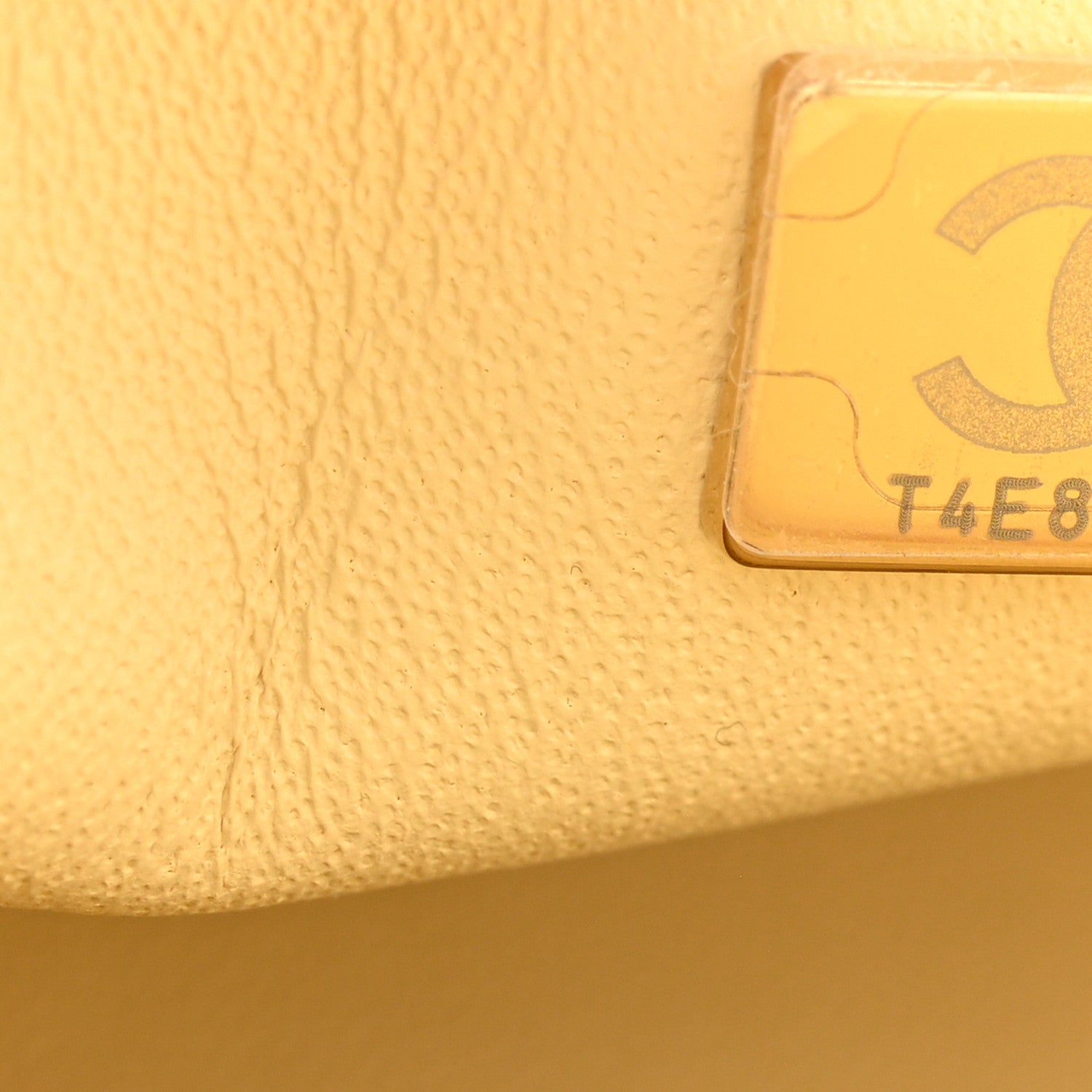 Chanel Lambskin Quilted Mini Top Handle Rectangular Flap Yellow 7 of 10