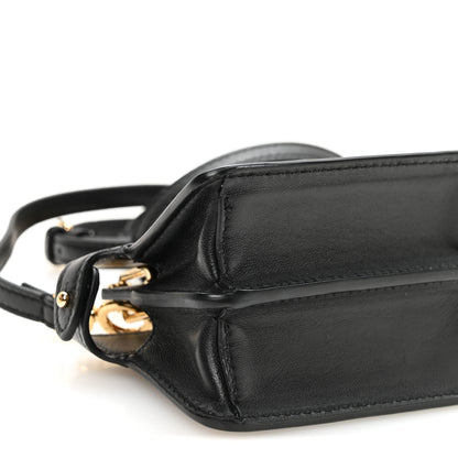 Fendi Shiny Nappa Nano Peekaboo Maxi Handle Satchel Black 9 of 11